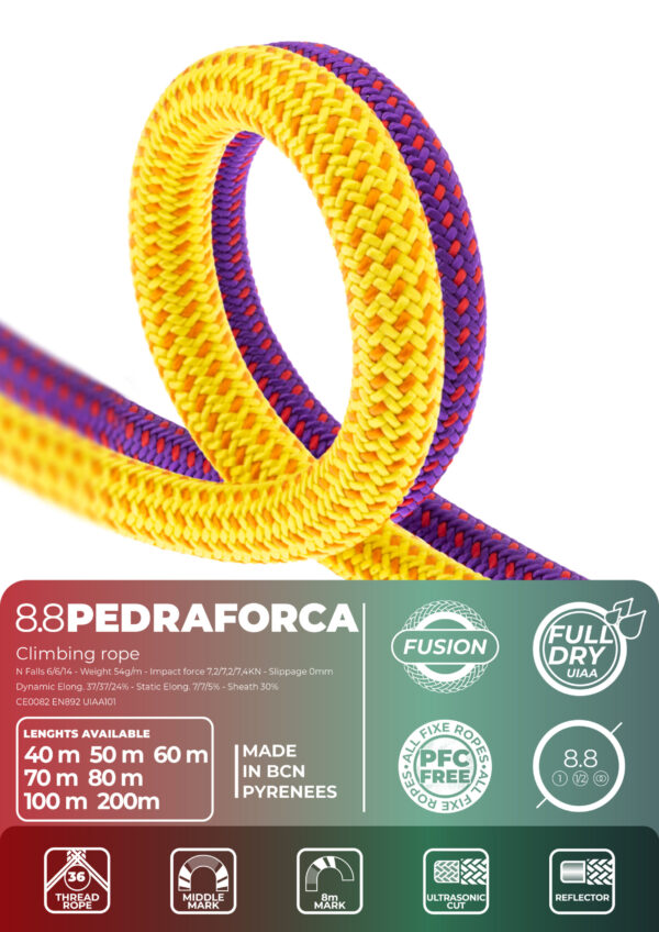 Fixe – Cuerda PEDRAFORCA 8,8 mm Pack 2