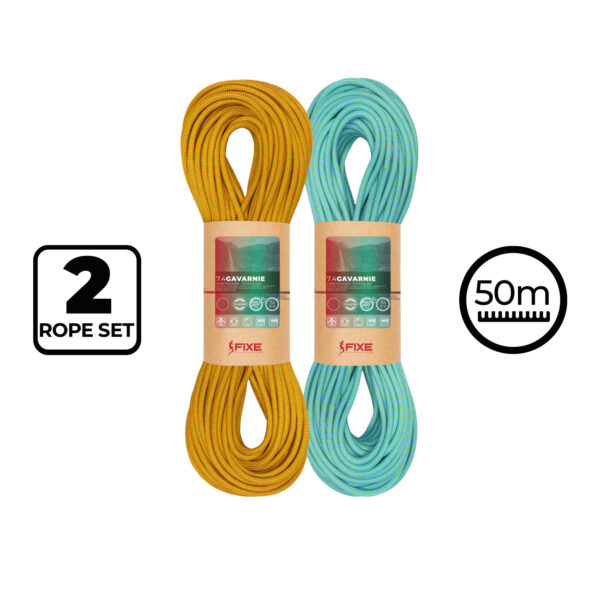 Fixe – Cuerda GAVARNIE 7,4 mm Pack 2