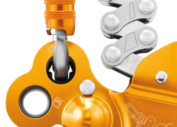 Petzl ZIGZAG PLUS - Prusik mecánico con eslabón giratorio para poda