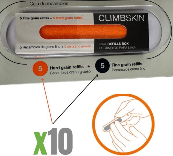 CLIMBSKIN - – Skin File Refills Pack 10