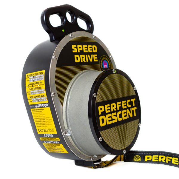 PERFECT DESCENT - Speed Drive Auto belay, 12m, Alum. Mosq.