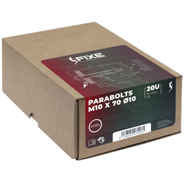 Fixe - Caja parabolts M10x70mm 20 unidades
