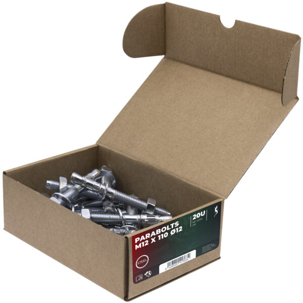 Fixe - Caja parabolts M12x110mm 20 unidades