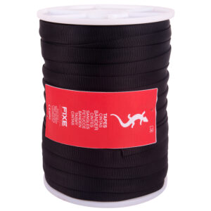 Fixe - Cinta tubular 25mm negre 100mts