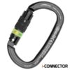KONG i-Ovalone Alu Twist Lock negro