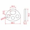 Dimensiones KONG 3RIG