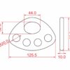 Dimensiones KONG 4RIG