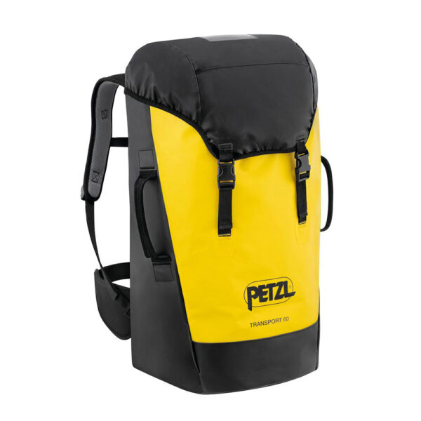 Petzl TRANSPORT 60 amarillo y negro