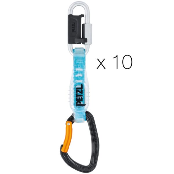 Petzl DJINN STEEL AXESS M060EA00 pack de 10