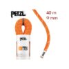 Petzl PUSH 9 mm naranja