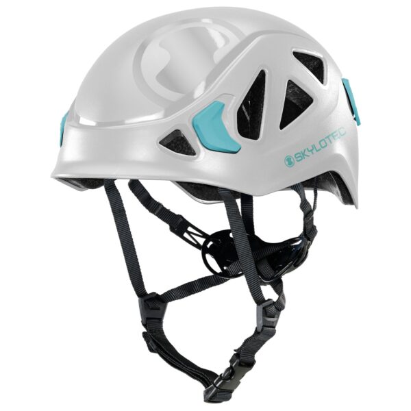 Casco SKYLOTEC ECLIPSE 2.0 blanco y aguamarina